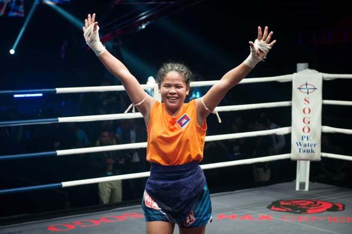 Nou Sreypov Khmer Komlang (Photo: Lethwei World Championship)